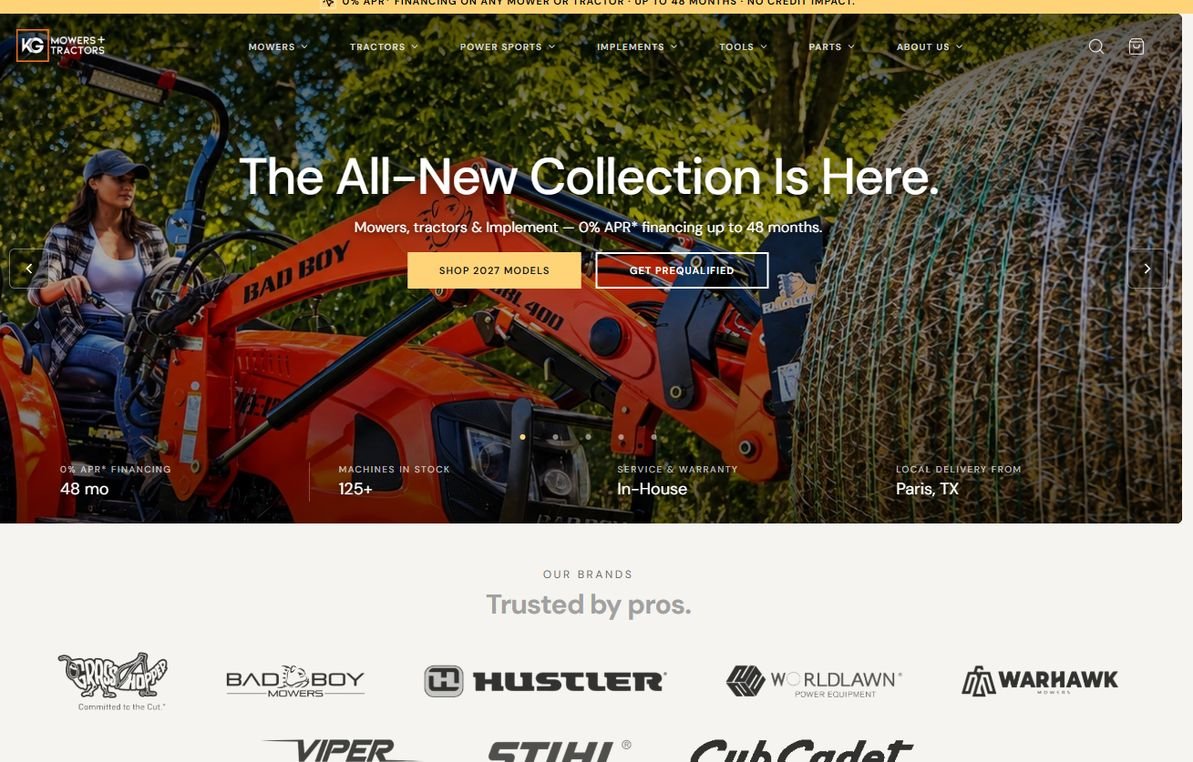 K and G Mowers – kgmowers.com