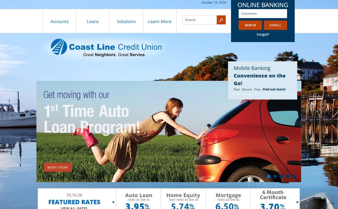 Coastline Credit Union – coastlinecu.com