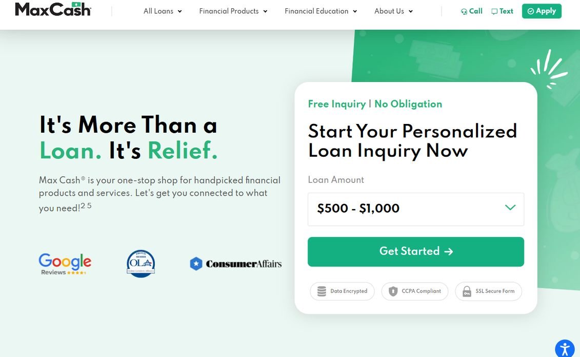 Max Cash – maxcash.com