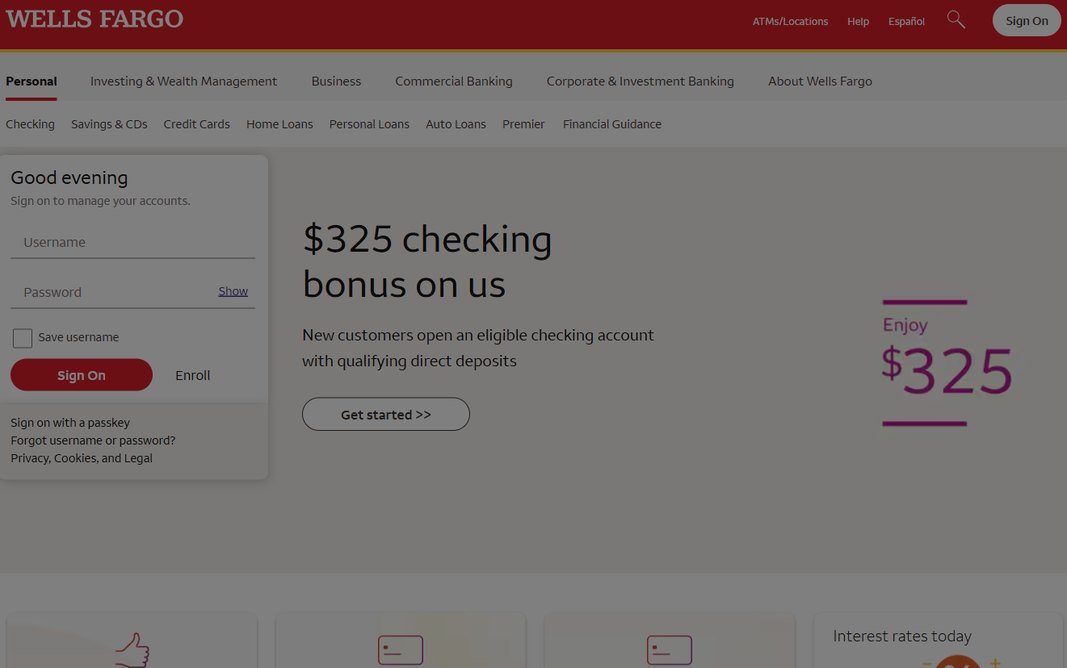 Wells Fargo – wellsfargo.com
