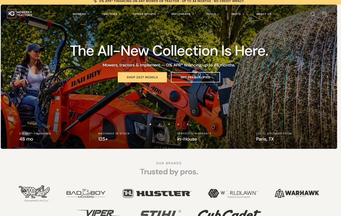 K and G Mowers – kgmowers.com